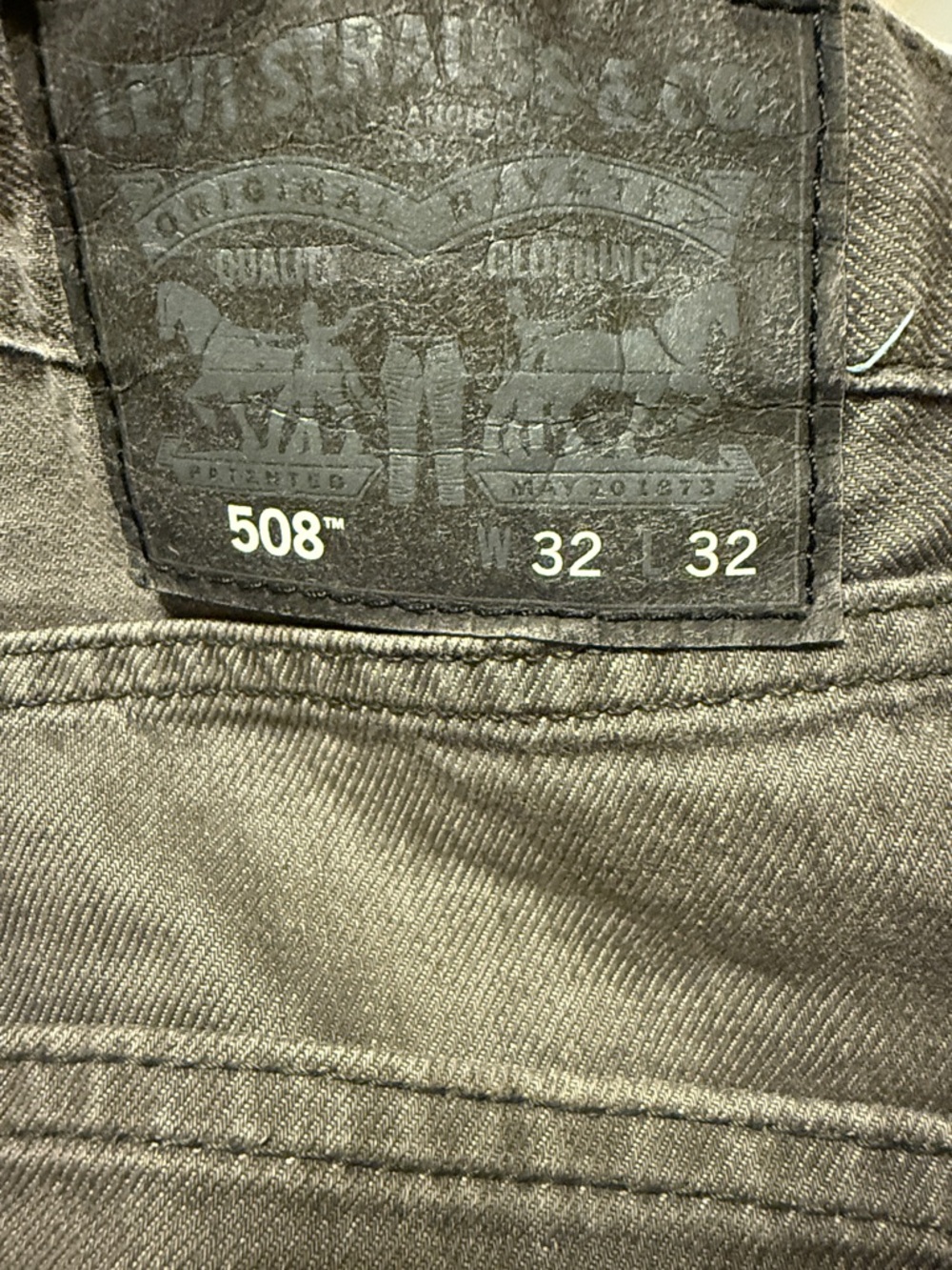 Men's Straight Gray Jeans - Classic Straight Fit - Picture 2 of 2